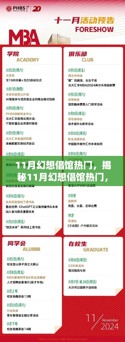 揭秘11月幻想倡馆热门看点,三大趋势引领潮流新风尚