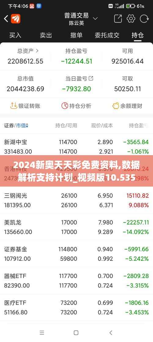2024新奥天天彩免费资料,数据解析支持计划_视频版10.535