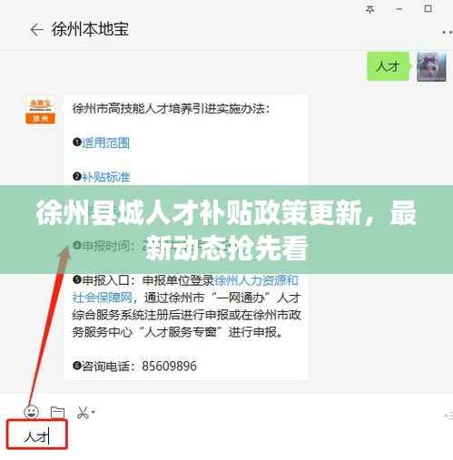 徐州县城人才补贴政策更新,最新动态抢先看